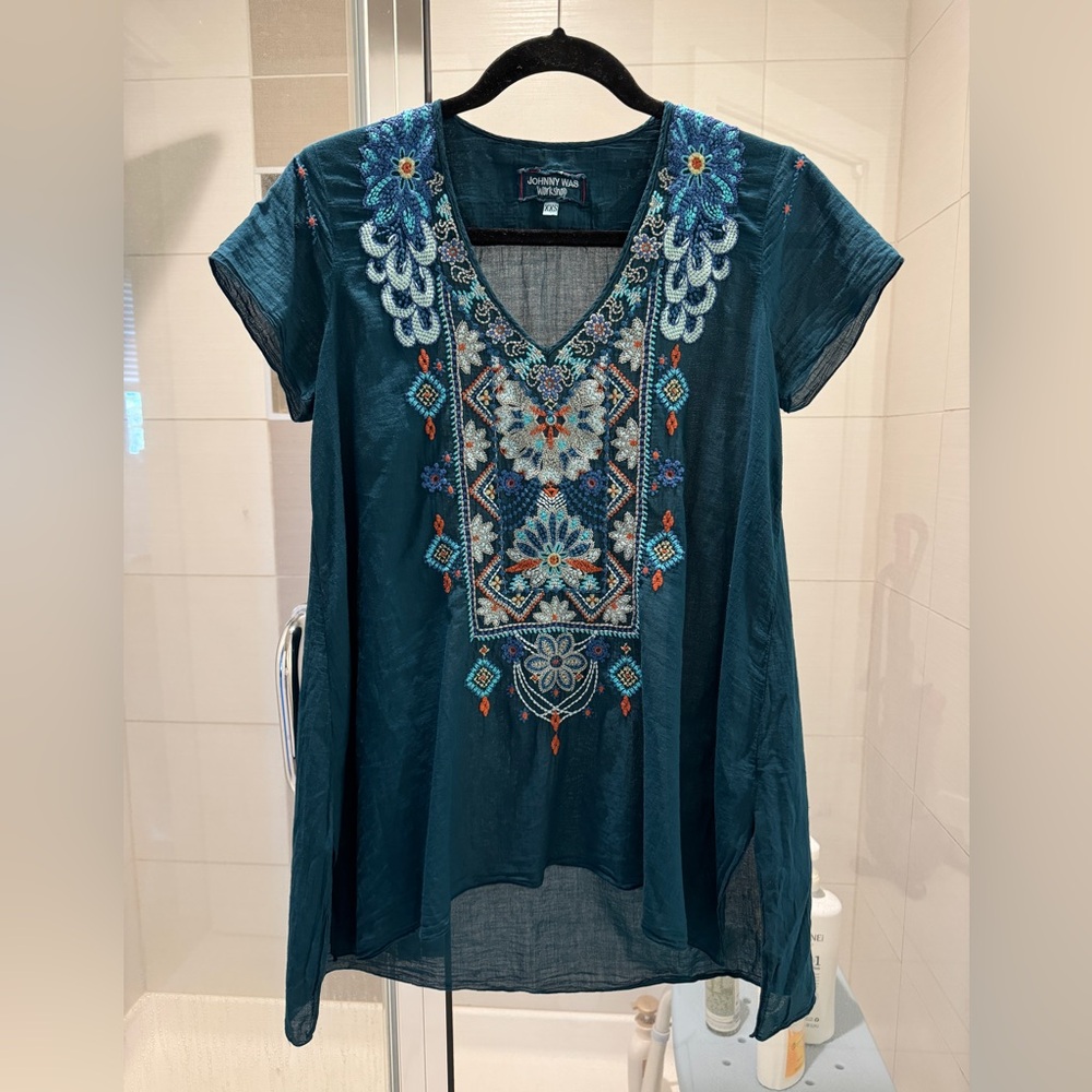 Johnny Was Embroidered Tunic